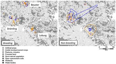 <mark class="highlighted">Home Range</mark> Size and Resource Use of Breeding and Non-breeding White Storks Along a Land Use Gradient